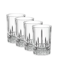 Набор бокалов для виски Long Drink малый, 240 мл, 4 шт., прозрачные, бессвинцовый хрусталь, серия Perfect, Spiegelau, фото 