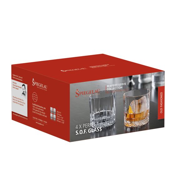Набор бокалов для виски Single Old Fashioned, 270 мл, 4 шт., прозрачные, бессвинцовый хрусталь, серия Perfect, Spiegelau, фото , изображение 6