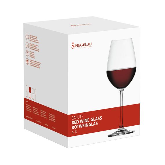 Набор бокалов для красного вина Salute Red Wine, 4 шт., 550 мл, 4720171, Spiegelau, фото , изображение 3