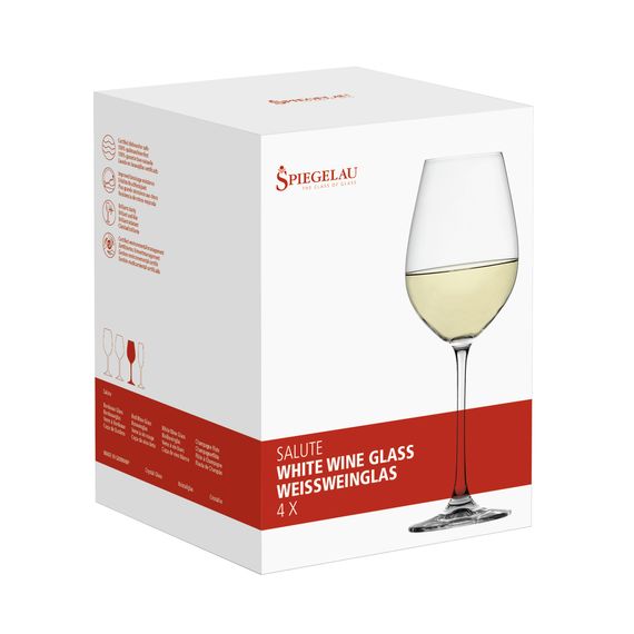 Набор бокалов для белого вина Salute White Wine, 4 шт., 465 мл, 4720172, Spiegelau, фото , изображение 3