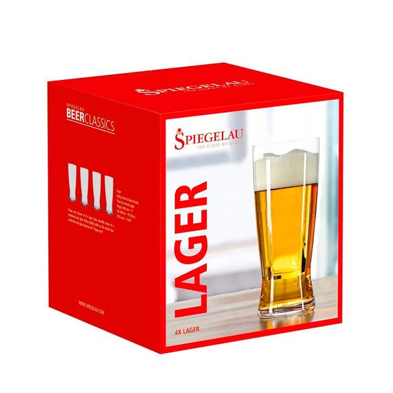 Набор стаканов для пива Beer Classics Lager 0,5 l Set/4, 4 шт., 560 мл, 4991971, Spiegelau, фото , изображение 5