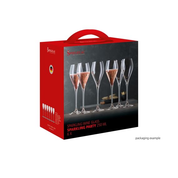 Набор бокалов для шампанского, серия Sparkling Party, 6 шт, 250 мл, 4900329, Spiegelau, фото , изображение 5